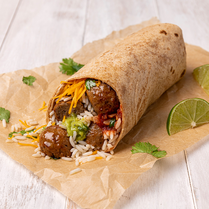 Meatball Burritos