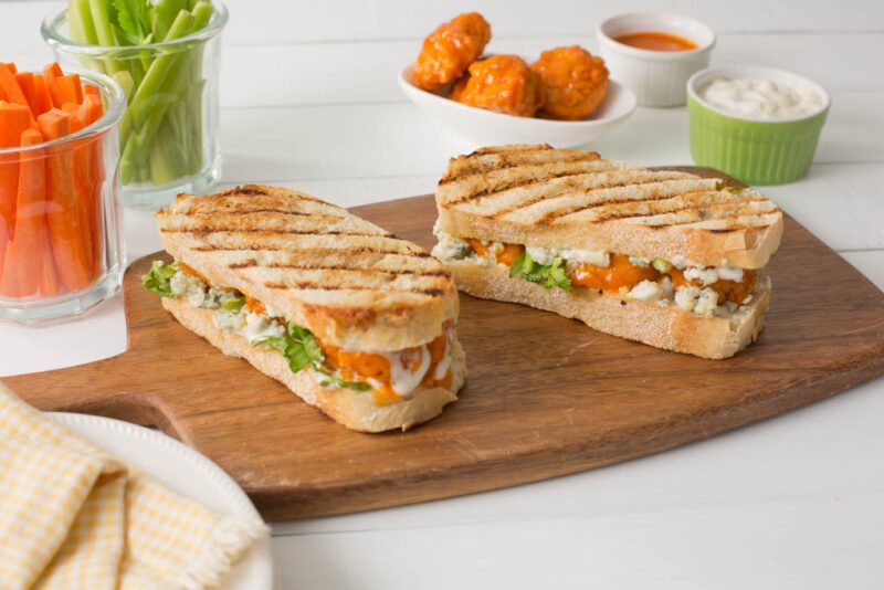 Boneless Buffalo Wing Pressed Sandwich