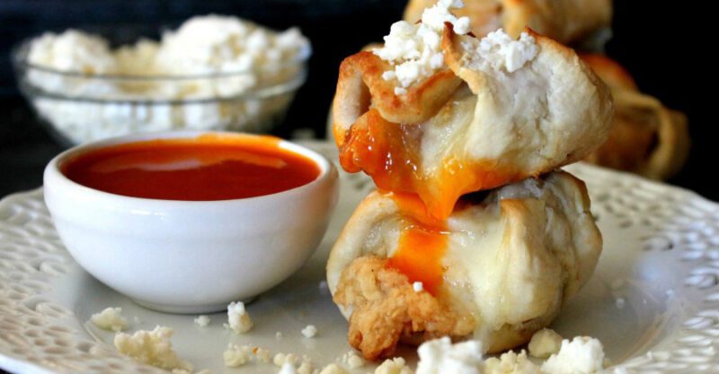 Buffalo Chicken Parm Poppers