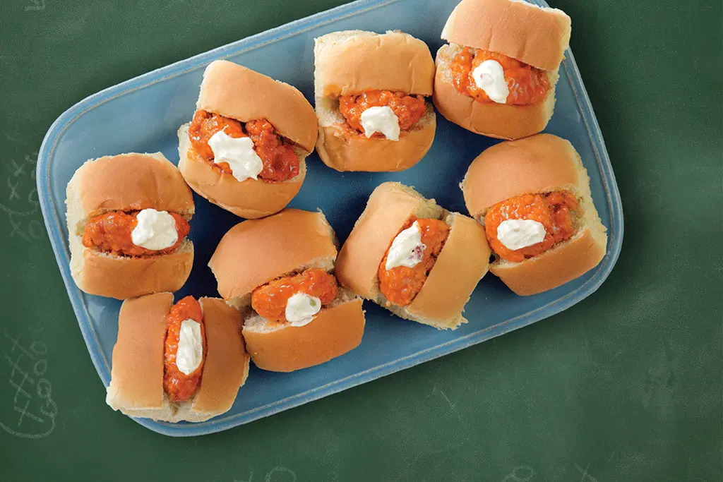 BuffaloChickenBiteSliders