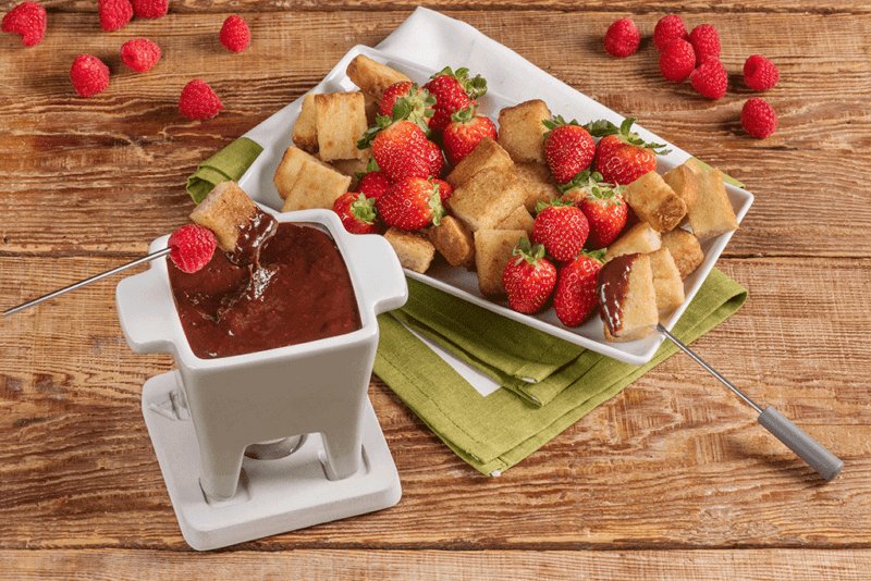 Chocolate Raspberry Fondue