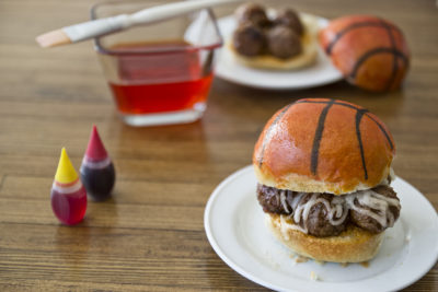 Basketball Meatball Sliders