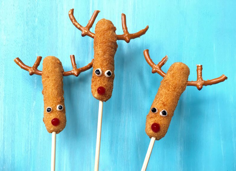 Reindeer Mozzarella Pops