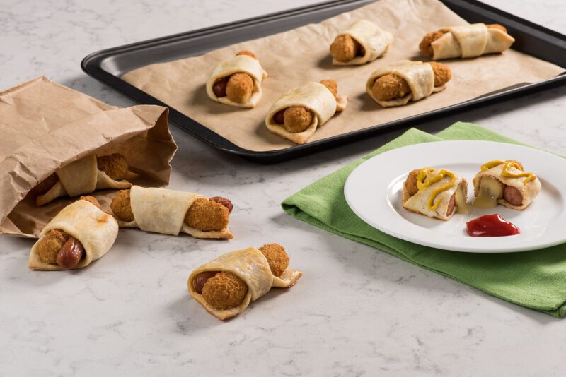 Mozzarella and Sausage Rolls