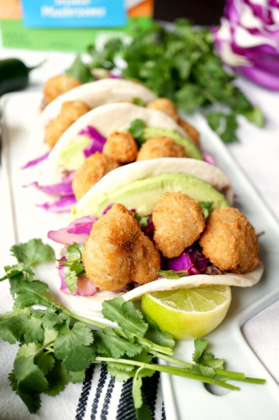 Crispy Mushroom Street Tacos