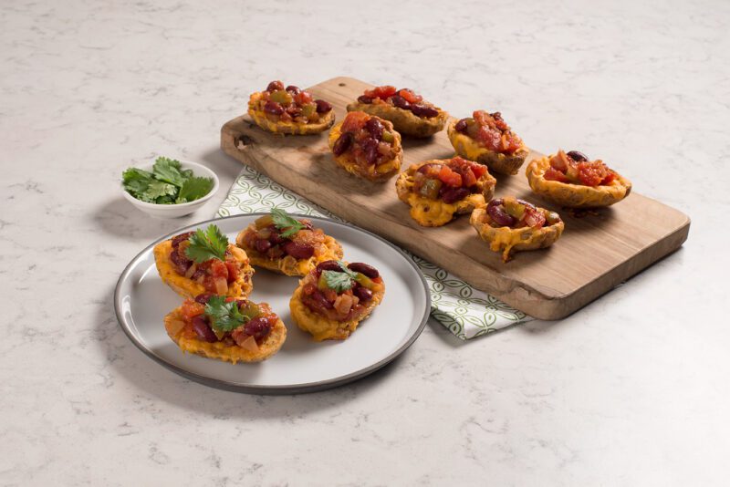 Potato Skins with Chipotle Chili