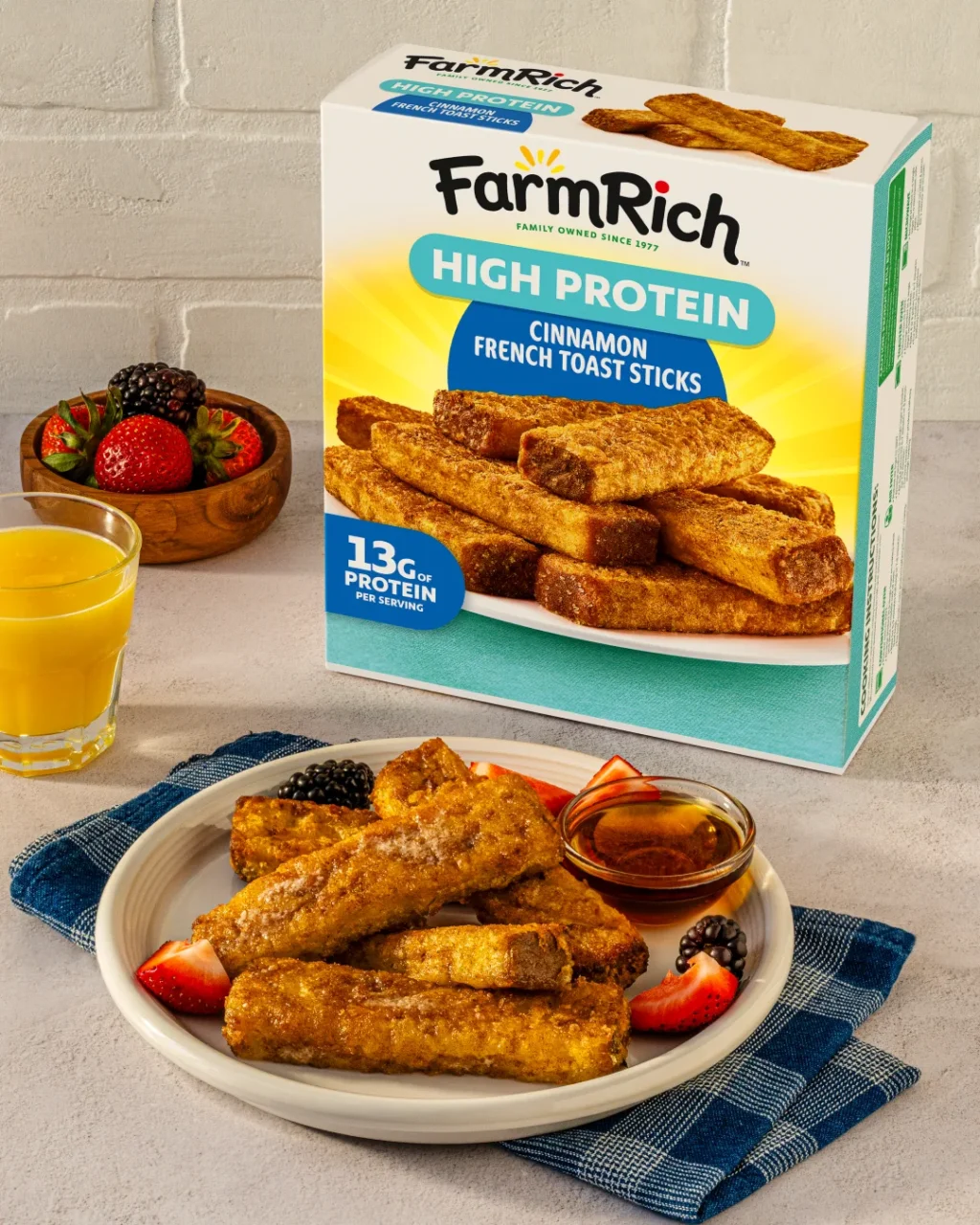 Farm Rich High Protein Cinnamon French Toast Sticks