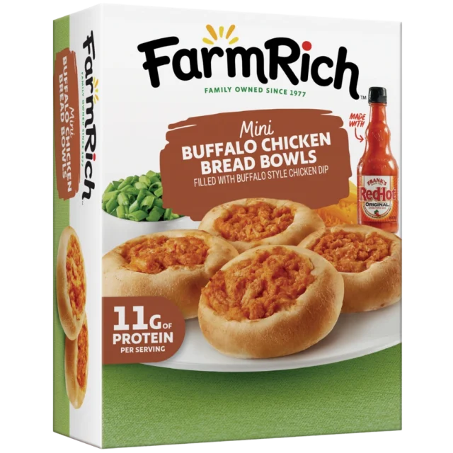 Farm Rich Mini Buffalo Chicken Bread Bowls