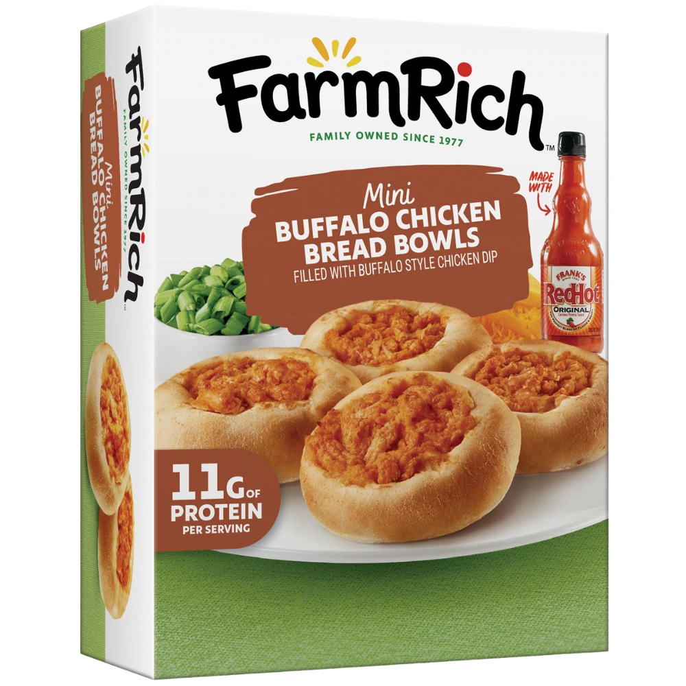Farm Rich Mini Buffalo Chicken Bread Bowls