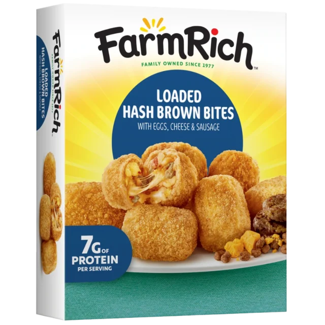 Farm Rich Loaded Hash Brown Bites with Sausage