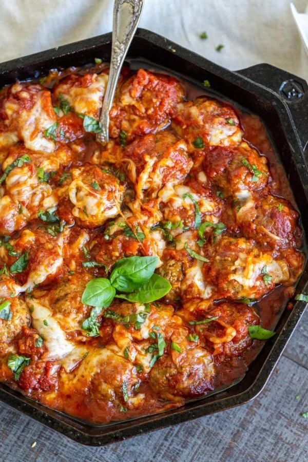 4 Ingredient Marinara Meatballs | Farmrich