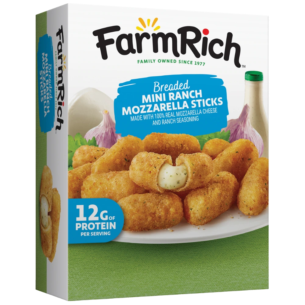 Farm Rich Breaded Mini Ranch Mozzarella Sticks