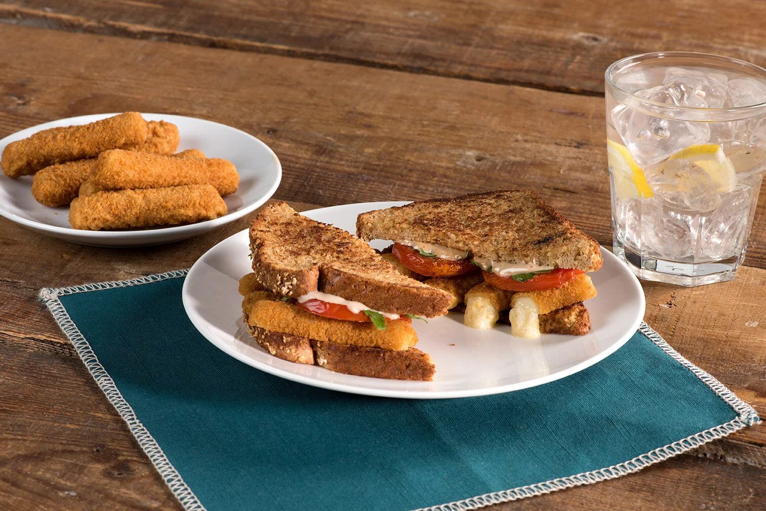 Mozzarella, Tomato and Basil Grilled Cheese Recipe | Farm Rich