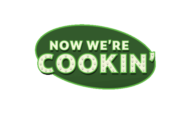 now we're cookin logo