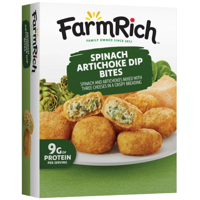 Farm Rich Spinach Artichoke Dip Bites