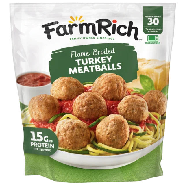 Farm Rich Flame-Broiled Turkey Meatballs