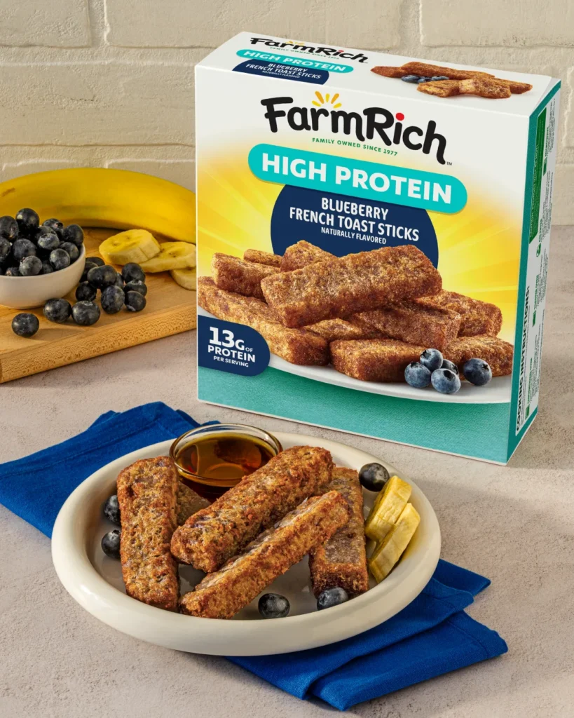 Farm Rich High Protein Blueberry French Toast Sticks