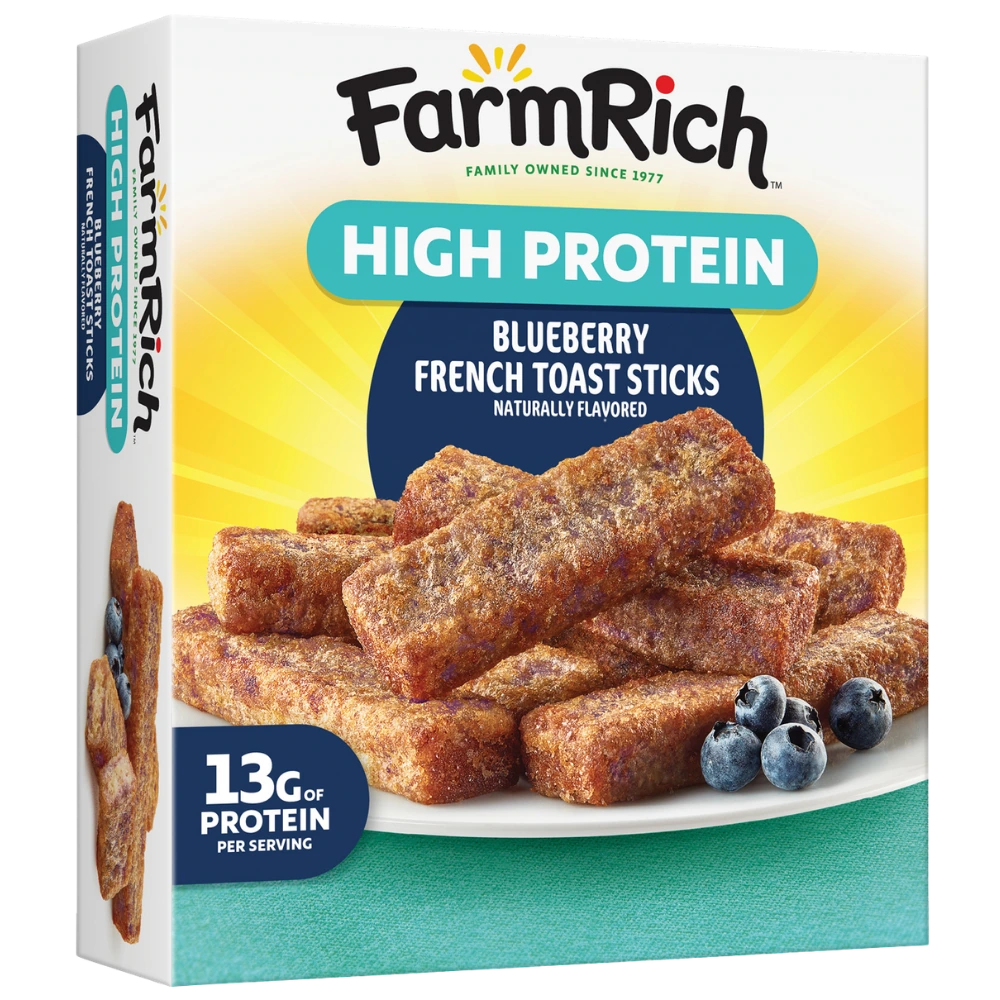 Farm Rich High Protein Blueberry French Toast Sticks